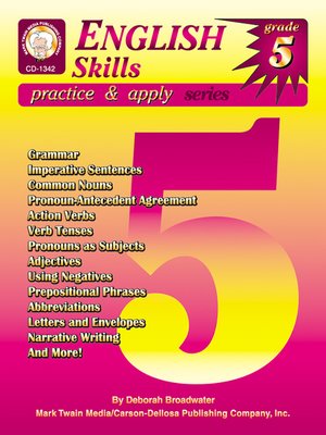 cover image of English Skills, Grade 5